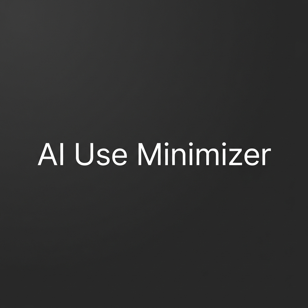 AI Use Minimizer and FinOps Architecture